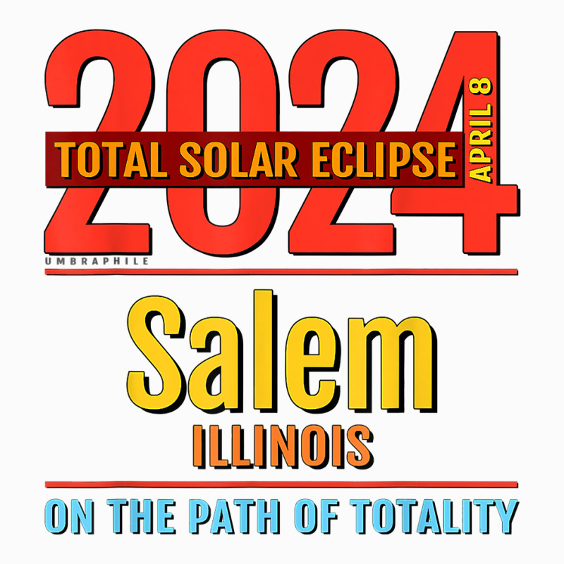 Salem Illinois Il Total Solar Eclipse 2024  4  T Shirt Raglan Crop Top by kayleeantb2tp | Artistshot