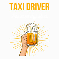 Beer Lover Taxi Driver Gift Powered By Beer Raglan Crop Top | Artistshot