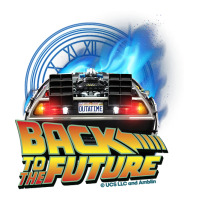 Back To The Future Delorean Teleport And Clock Tower. Perfect Present Raglan Crop Top | Artistshot