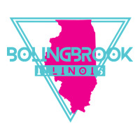 Bolingbrook Illinois Retro Vintage Triangle Il Raglan Crop Top | Artistshot