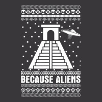 Because Aliens Funny Pyramid Makers Ugly Christmas Ladies Curvy T-shirt | Artistshot