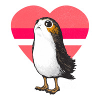 Trending Porg Big Love Heart Valentine's Day Raglan Crop Top | Artistshot