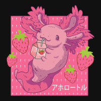 Cute Axolotl Pastel Goth Strawberry Milk Kids Yout Graphic T-shirt | Artistshot