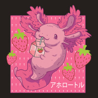 Cute Axolotl Pastel Goth Strawberry Milk Kids Yout Tank Top | Artistshot