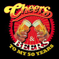 Cheers Beers To My Fifty 50 Years Funny Birthday Pocket T-shirt | Artistshot