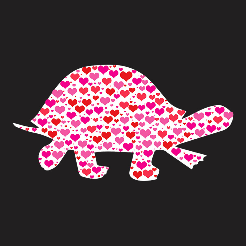 Cute Hearts Turtle Funny Animals Lover Valentines  T-shirt | Artistshot