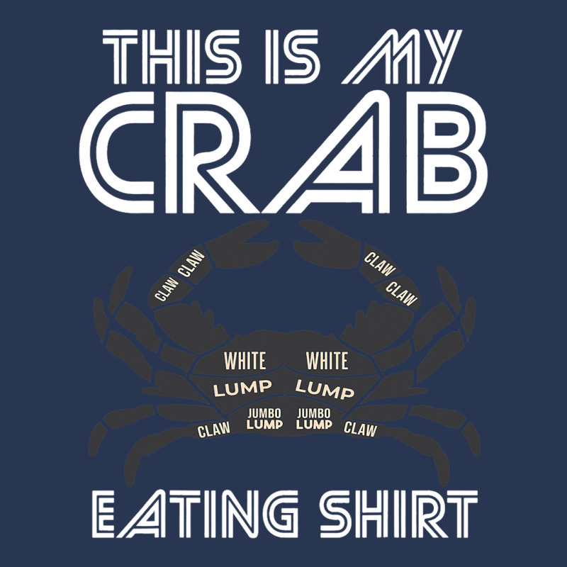 Crab Eating Seafood Butcher Crawfish Funny Lobster Men Denim Jacket | Artistshot