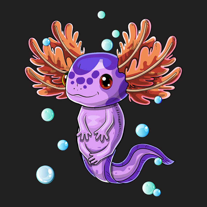 Cute Axolotl Salamander Bubble Girls Boys Kids T-shirt | Artistshot