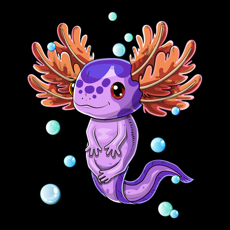 Cute Axolotl Salamander Bubble Girls Boys Kids V-neck Tee | Artistshot