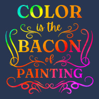 Color Is The Bacon Of Painting Paint Funny Artist  Ladies Denim Jacket | Artistshot