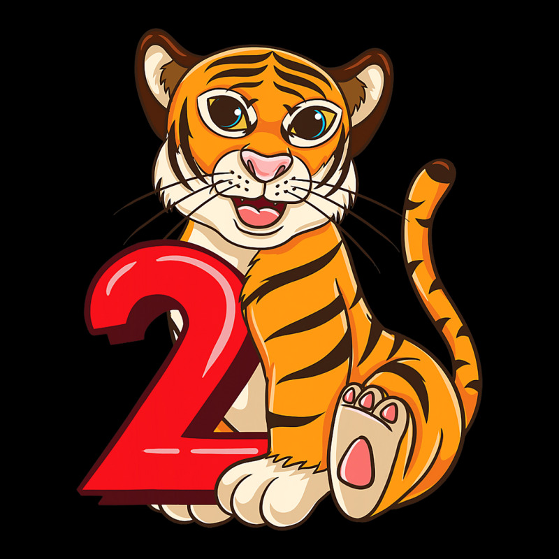 Birthday Tiger 2 Year Old Lightweight Hoodie | Artistshot