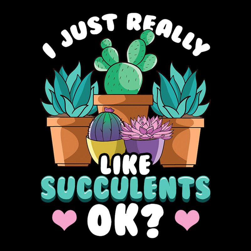 Cute I Just Really Like Succulents Ok Plant Obsess V-neck Tee | Artistshot