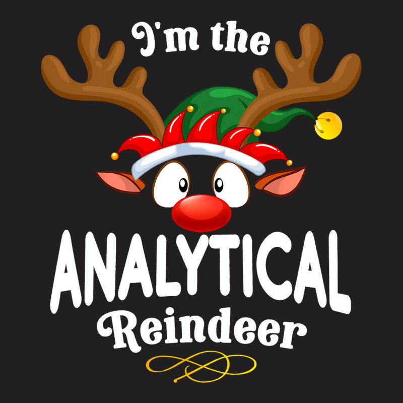 Christmas Pjs Analytical Xmas Reindeer Matching T-shirt | Artistshot