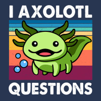 Cute Axolotl Shirt Funny I Axolotl Questions Salam Men Denim Jacket | Artistshot