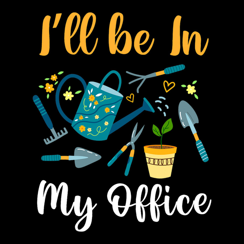 Cute Ill Be In My Office Garden Funny Gardening Me Fleece Short | Artistshot