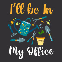 Cute Ill Be In My Office Garden Funny Gardening Me Vintage Hoodie And Short Set | Artistshot