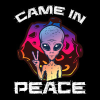 Came In Peace Ufo Abduction Alien Conspiracy Ufolo Adjustable Cap | Artistshot