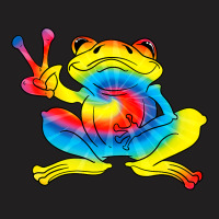 Cool Tie Dye Peace Frog 2funny Hippie Tadpole Love T-shirt | Artistshot