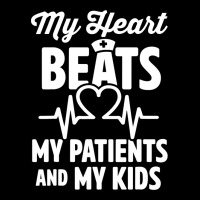 Cardiac Nurse Mom Cardiology My Heart Beats For Tw Women's V-neck T-shirt | Artistshot