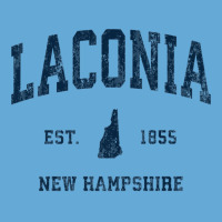 Laconia New Hampshire Nh Vintage Athletic Navy Sports Design Premium T Basic T-shirt | Artistshot