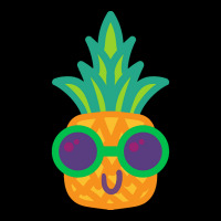 Tropical Fruit T  Shirt Pineapple At Sea T  Shirt Zipper Hoodie | Artistshot