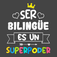 Ser Bilingue Es Un Superpoder Funny Maestra Spanish Teacher T Shirt Basic T-shirt | Artistshot