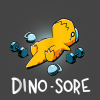 Dino Sore Shirt Funny Dinosaur Workout Gym Lifting Fitness Tank Top Basic T-shirt | Artistshot