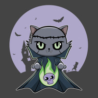 Black Cat Vampire Dracula And Magic Anime Halloween Fire Basic T-shirt | Artistshot