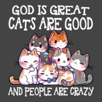 God Is Great Cats Are Good People Are Crazy Sweatshirt Basic Youth T-shirt | Artistshot