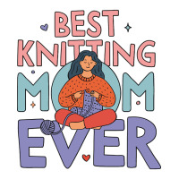 Best Knitting Mom Ever, Cute Doodle Illustration Raglan Crop Top | Artistshot