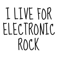 I Live For Electronic Rock Raglan Crop Top | Artistshot