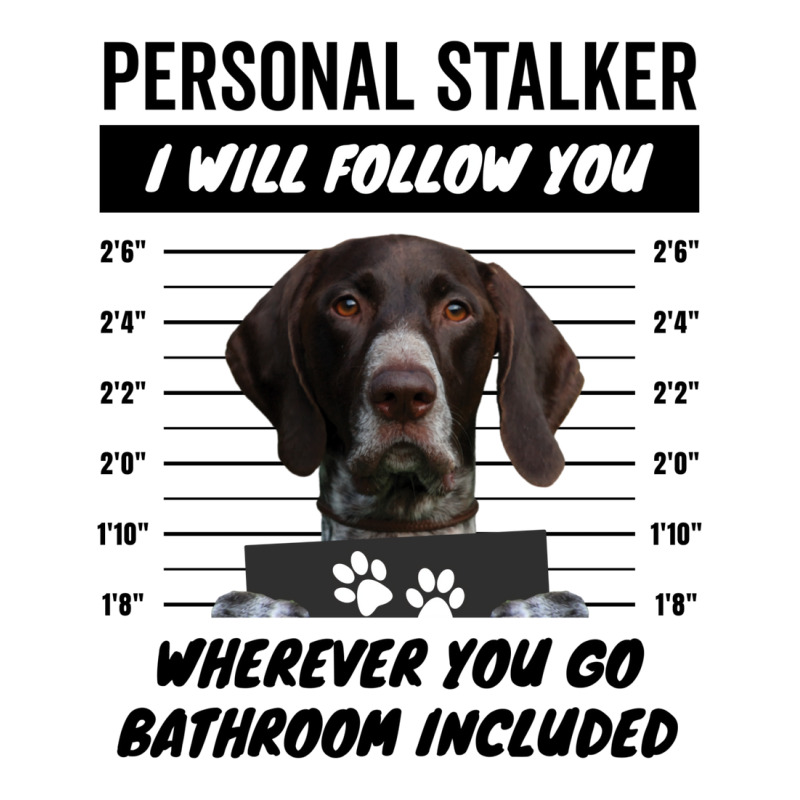 Personal Stalker Dog – Liver White Ticked German Shorthaired Pointer Raglan Crop Top by parodyshinhe3 | Artistshot