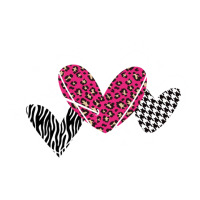 Limited Edition Valentine's Day Hearts Houndstooth, Zebra, Pink Leopar Raglan Crop Top | Artistshot