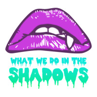 Limited Edition What We Do In The Shadows Vamp Lips Raglan Crop Top | Artistshot