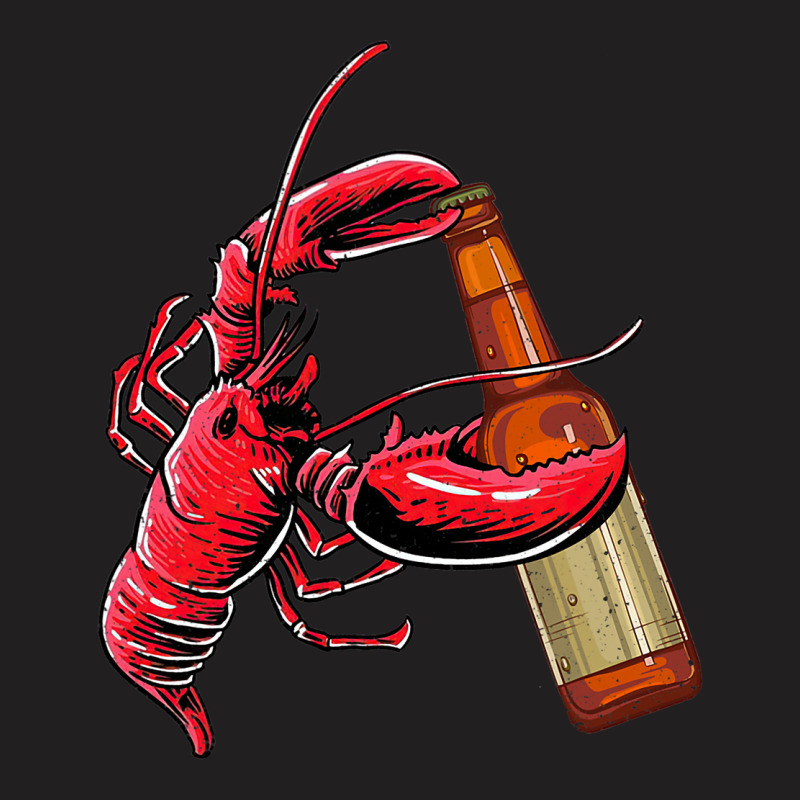 Beer Lover Lobster Drinks Beer T-shirt | Artistshot