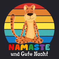 Childrens Yoga With Timo The Tiger Namaste And Gut Unisex Sherpa-lined Denim Jacket | Artistshot