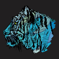 Colorful Hand Drawn Tiger Sketch Artistic Big Cat T-shirt | Artistshot