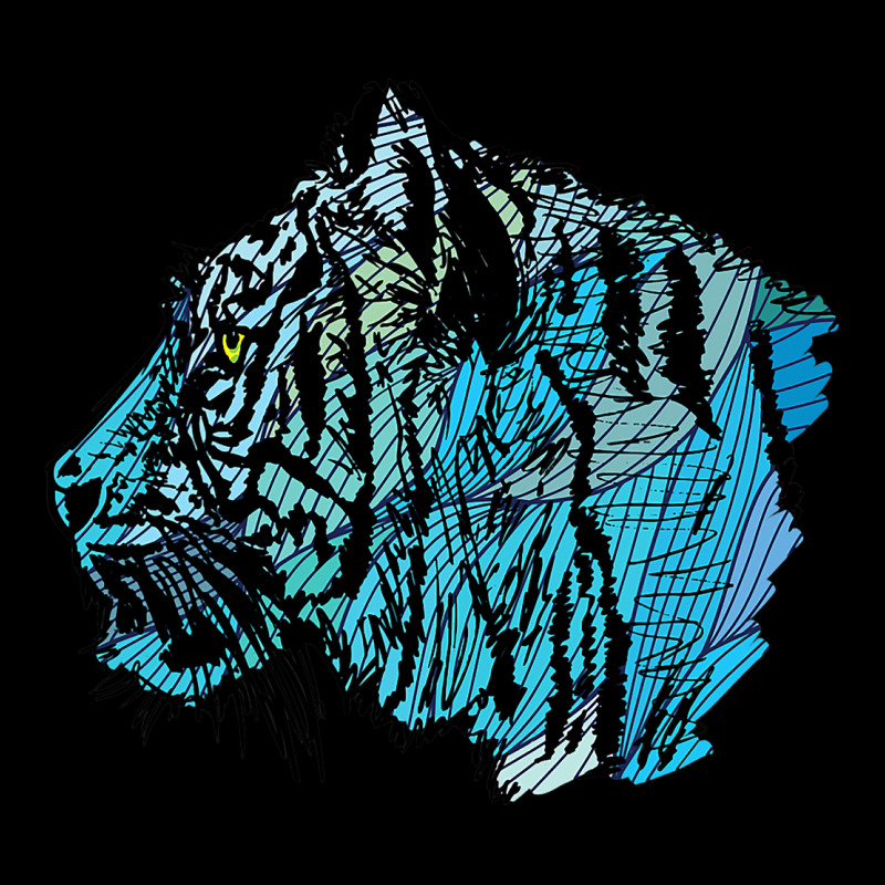 Colorful Hand Drawn Tiger Sketch Artistic Big Cat Unisex Jogger | Artistshot