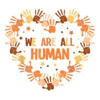 Diversity Melanin Skin Tone Hand Heart We Are All Human T Shirt Raglan Crop Top | Artistshot