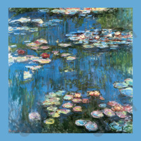 Waterlilies By Claude Monet Basic T-shirt | Artistshot