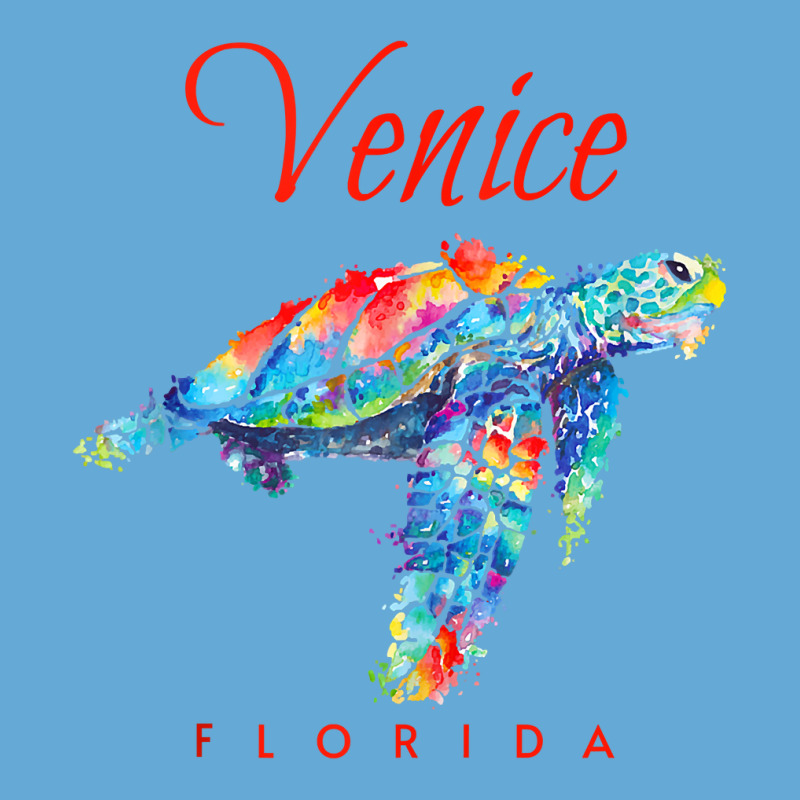 Venice Florida Watercolor Sea Turtle Tank Top Basic T-shirt | Artistshot