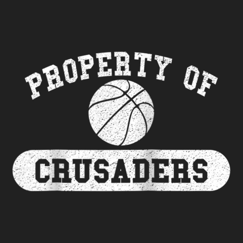 Property Of Crusaders Basketball Raglan Baseball Tee Basic T-shirt | Artistshot