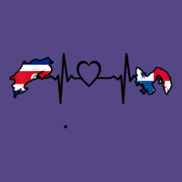 Costa Rica Panama Flag Costa Rican Panamanian Heartbeat T Shirt Basic T-shirt | Artistshot