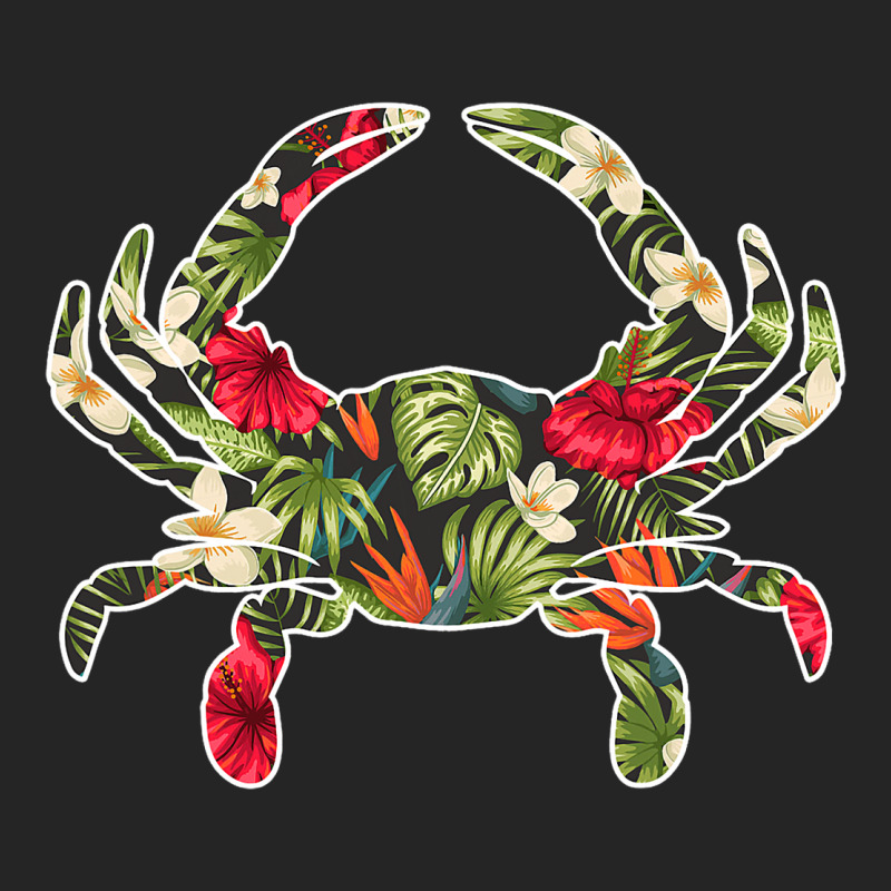 Crab Summer Tropical Floral Print Flower Hawaii Me Unisex Hoodie | Artistshot