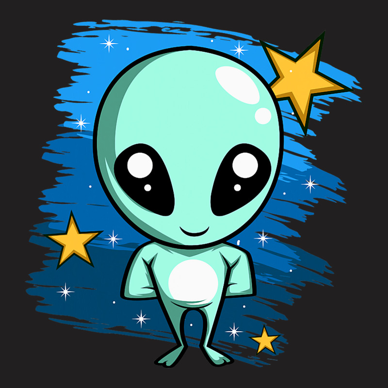 Cute Alien Famous Person T-shirt | Artistshot