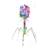 Bacteriophage Raglan Crop Top | Artistshot