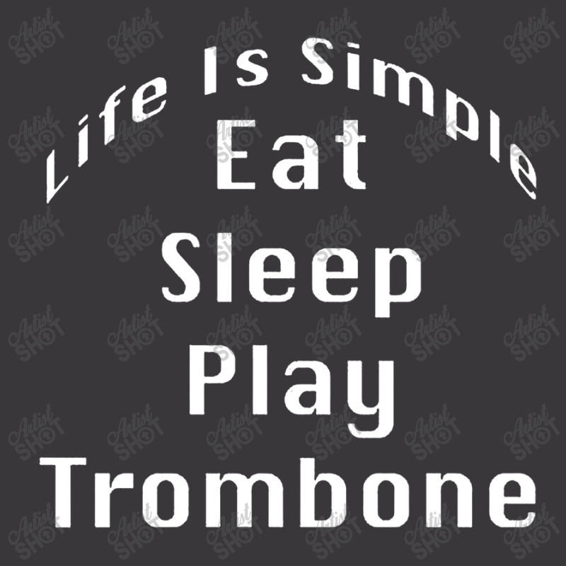 Eat Sleep Play Trombone Ladies Curvy T-Shirt by Sultygo | Artistshot