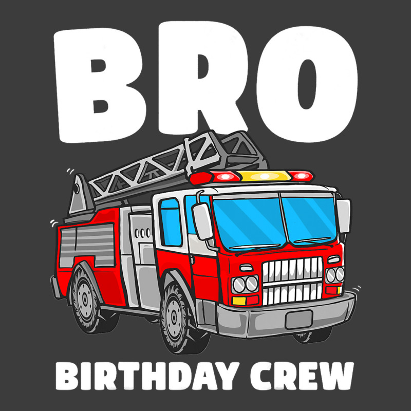 Bro Birthday Crew Brother Fire Truck Firefighter F Men's Polo Shirt | Artistshot