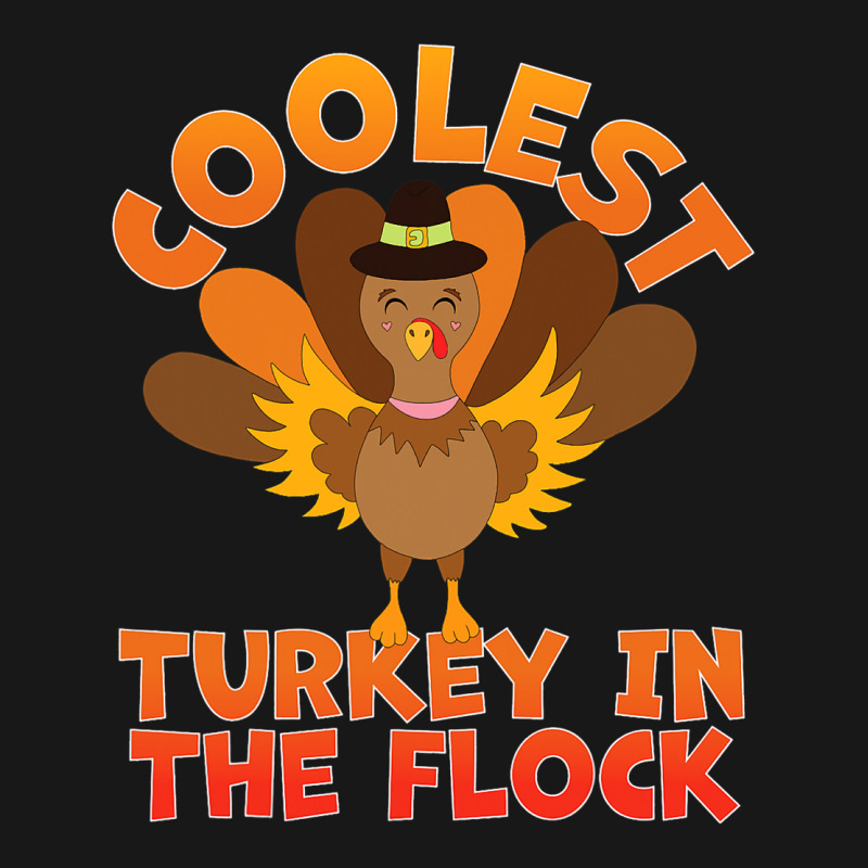 Coolest Turkey In The Flock Toddler Boys Thanksgiv Flannel Shirt | Artistshot