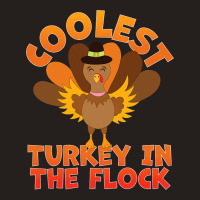 Coolest Turkey In The Flock Toddler Boys Thanksgiv Tank Top | Artistshot